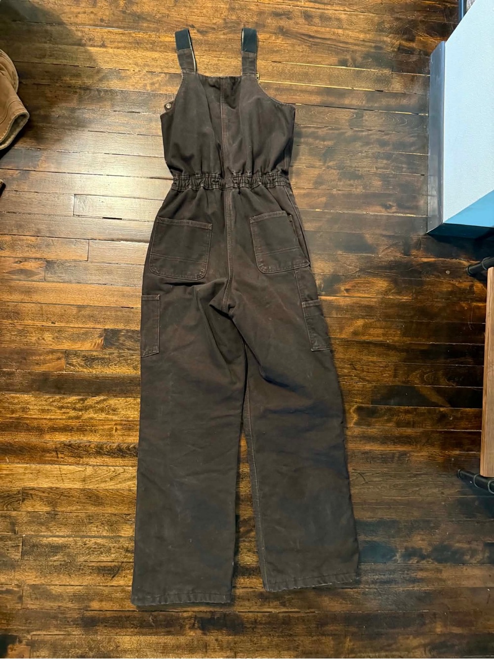 Carhartt Brown Women's winter Insulated Bib Overalls, Small - Picture 3 of 3